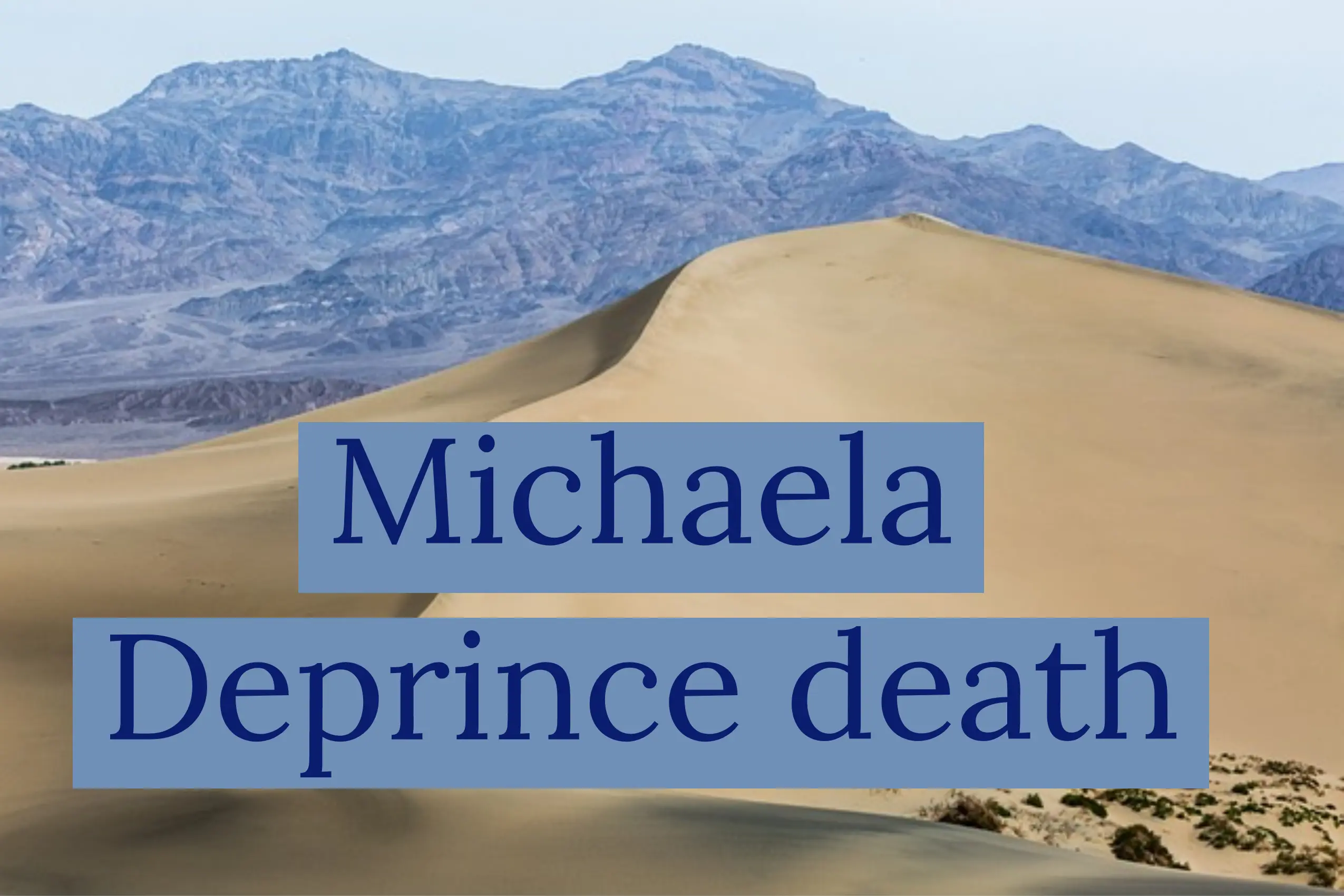 Michaela Deprince death